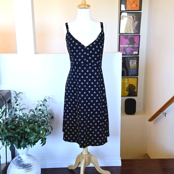 🏷️NINA BRITTON Knit Stretch Fit/Flare Criss Cross Back Casual Dress Size 2X - Picture 5 of 14